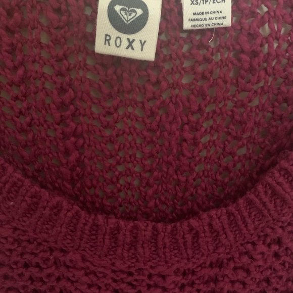 Maroon Roxy Knitted Sweater - Picture 3 of 3